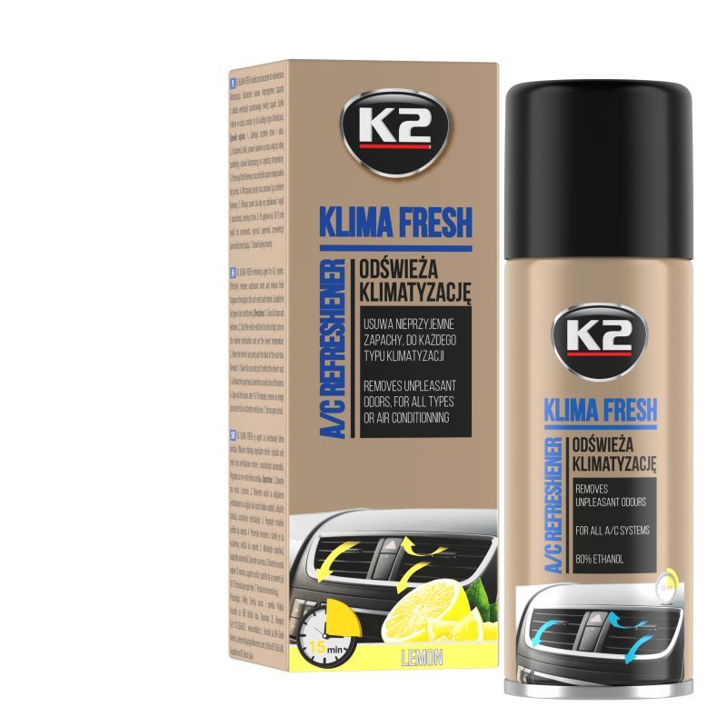 Klíma tisztító spray citrom illatú