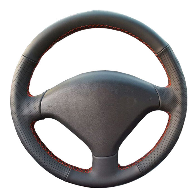 Peugeot 407 bőr kormányvédő – méretpontos, varrható kivitel