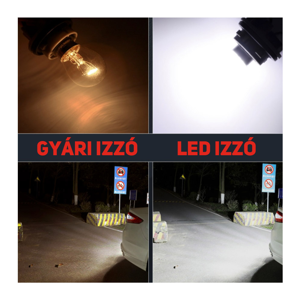 BA15S led fehér 2db - Image 2