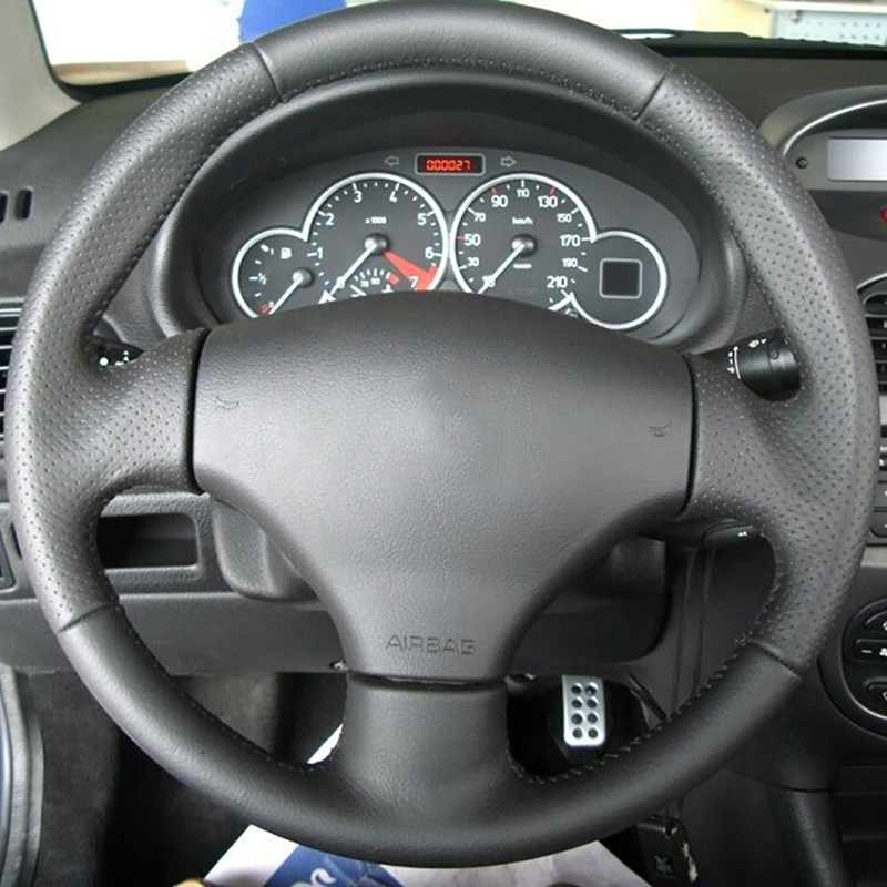 Peugeot 206 bőr kormányvédő – méretpontos, varrható kivitel - Image 2