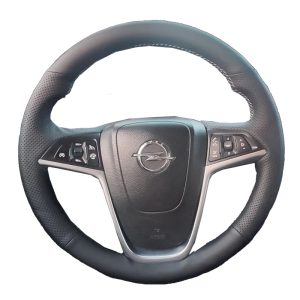 Opel Ampera bőr kormányvédő – méretpontos, varrható kivitel fekete
