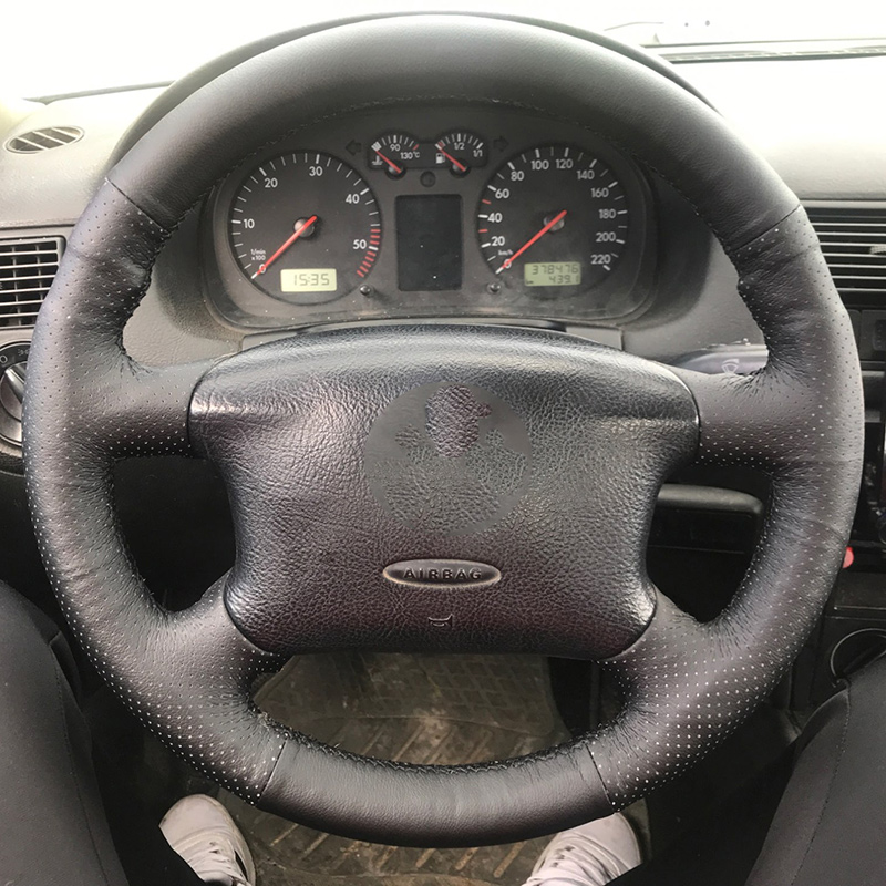 VW Golf 4 bőr kormányvédő – méretpontos, varrható kivitel - Image 3