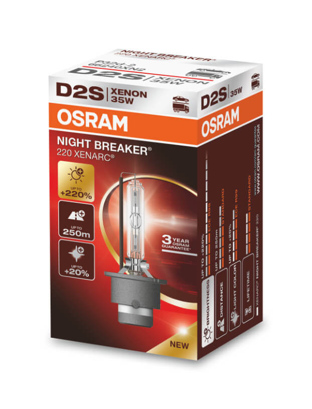 D2S xenon izzó Xenarc Night Breaker +220