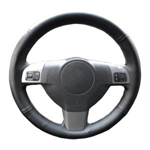 Opel Zafira B bőr kormányvédő – méretpontos, varrható kivitel fekete