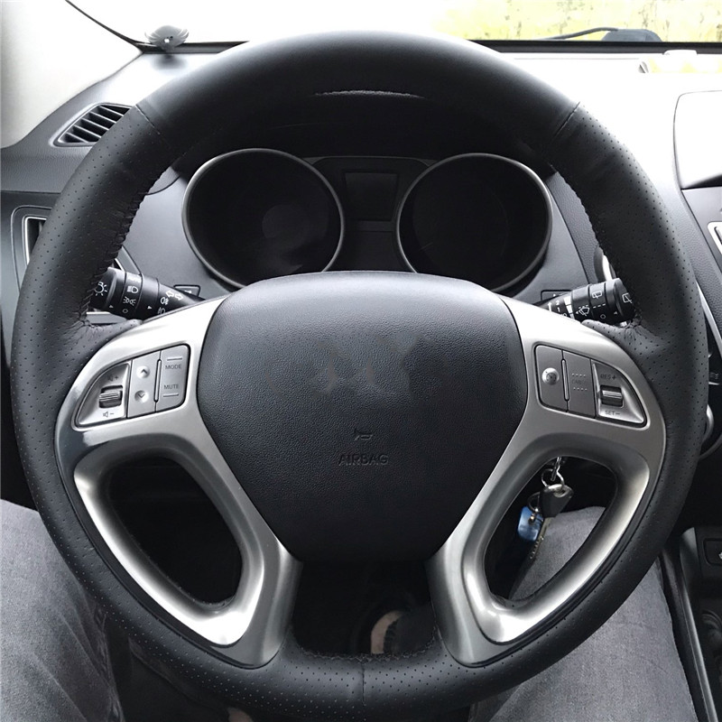 Hyundai bőr kormányvédő – méretpontos, varrható kivitel - Image 6