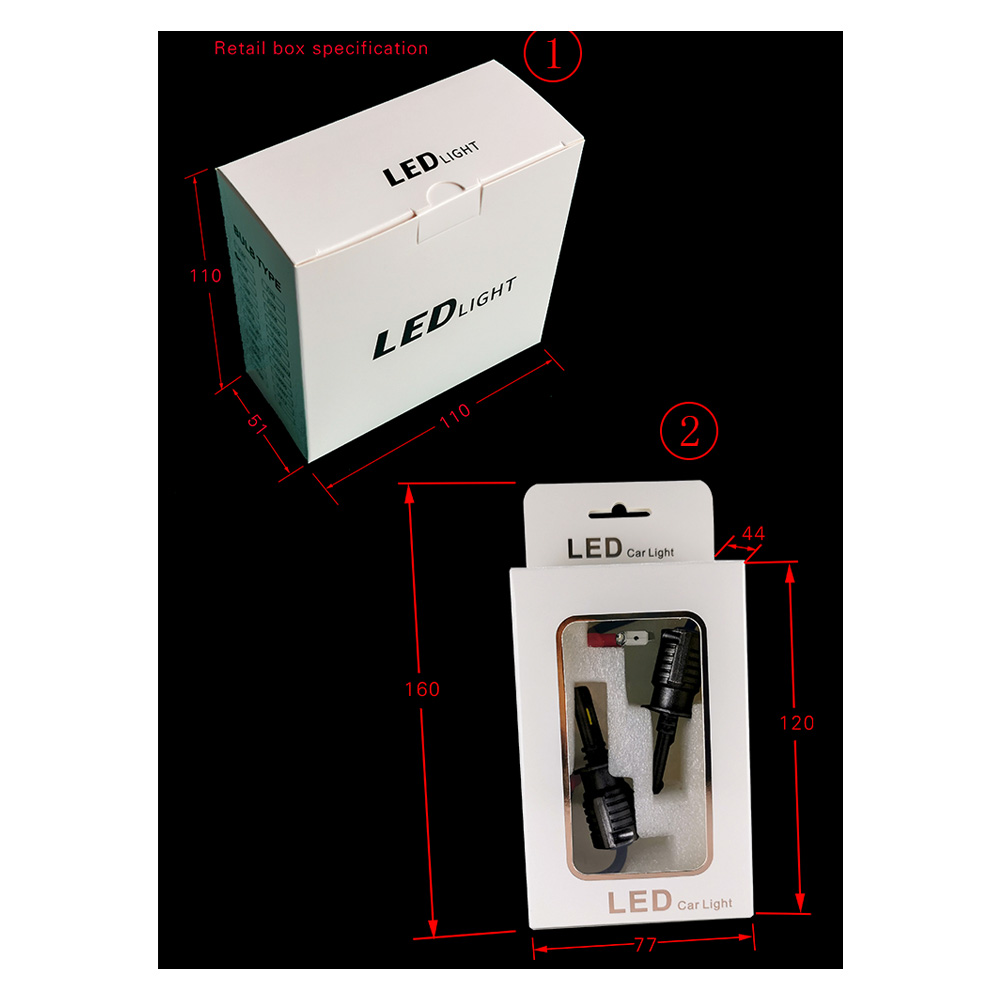 H4 Led izzó Black Series 2db - Image 7