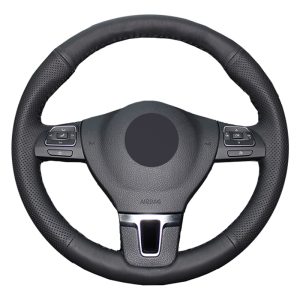VW Golf 6 bőr kormányvédő – méretpontos, varrható kivitel
