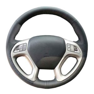 Hyundai bőr kormányvédő – méretpontos, varrható kivitel