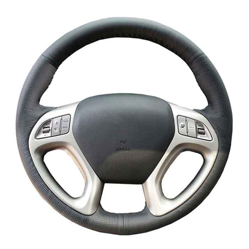 Hyundai bőr kormányvédő – méretpontos, varrható kivitel