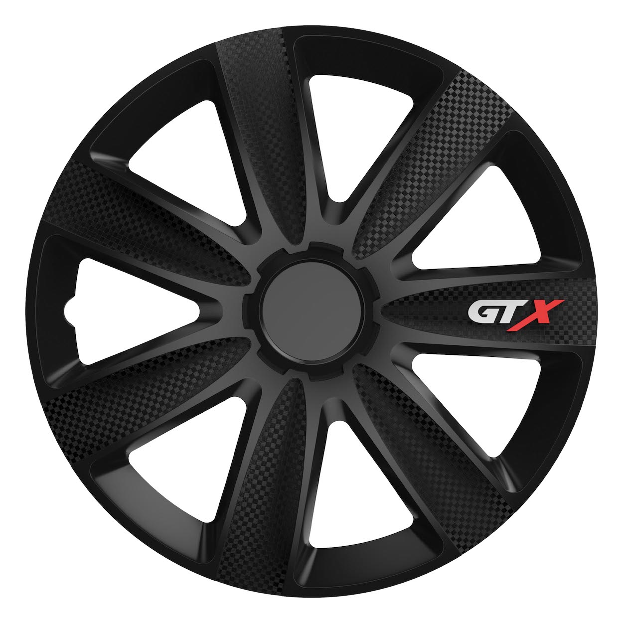 Dísztárcsa 15″ GTX Carbon Black 4db