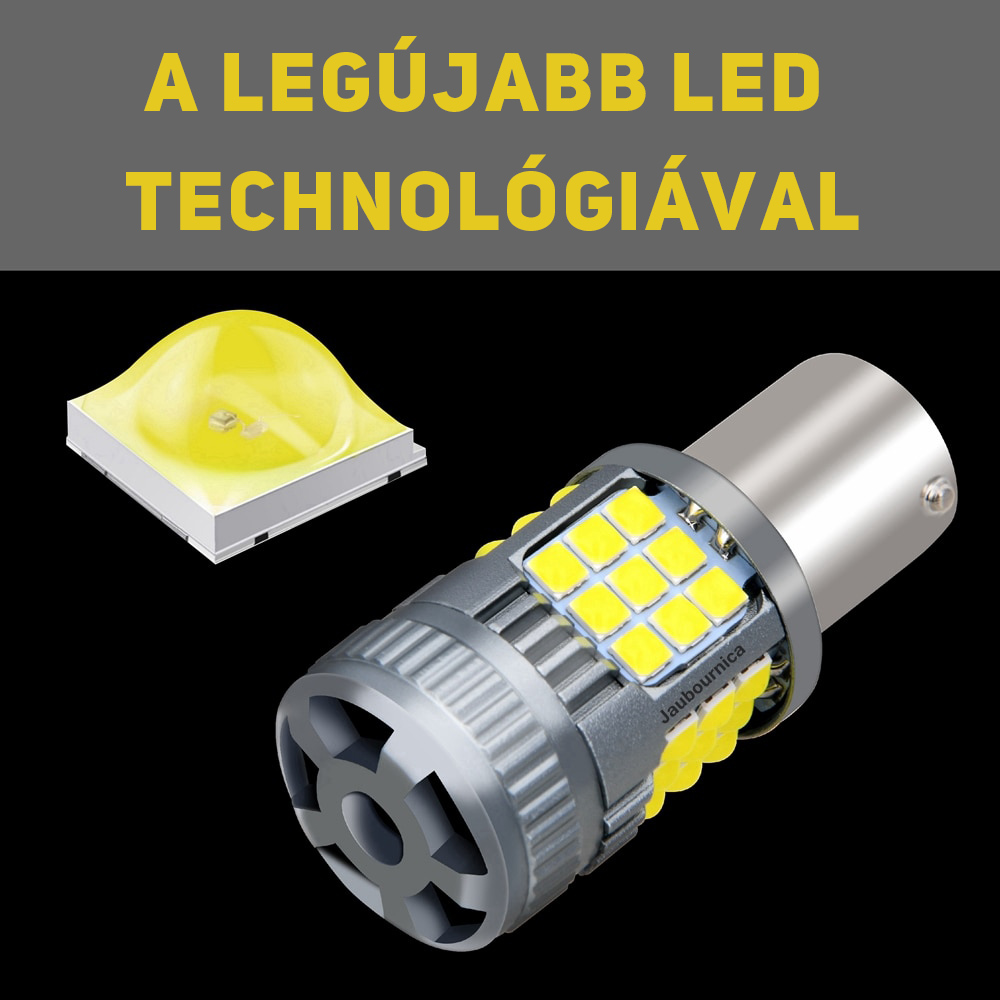 BAY15D led piros CANBUS 2db - Image 6