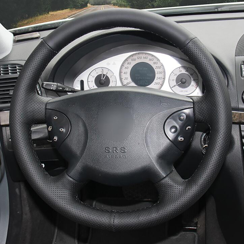 Mercedes bőr kormányvédő – méretpontos, varrható kivitel - Image 2