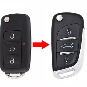 Volkswagen bicskakulcs átalakító 3 gombos