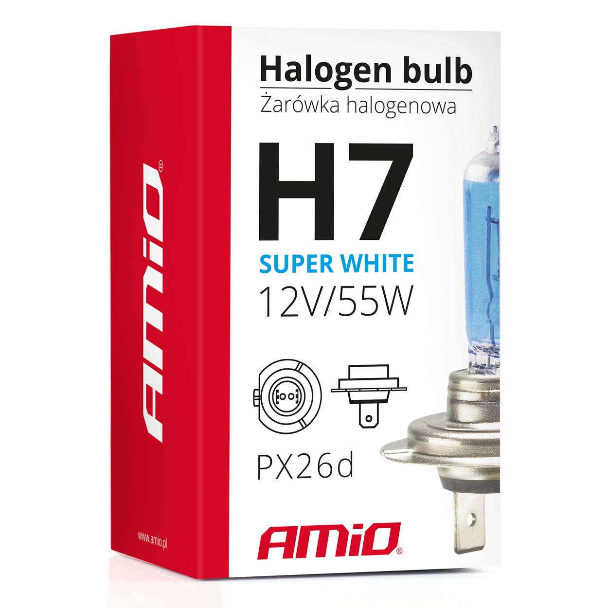 H7 izzó super white 5500K 1db - Image 6