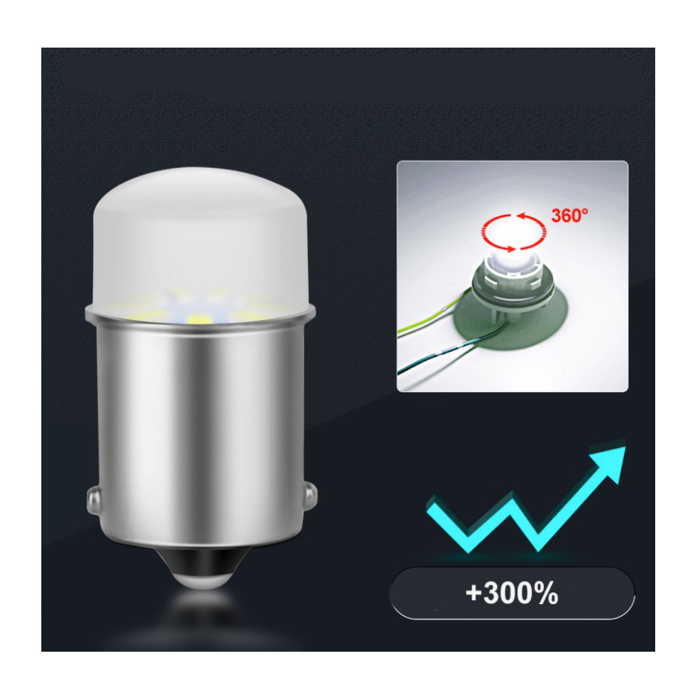 BA15S led piros 2db - Image 3