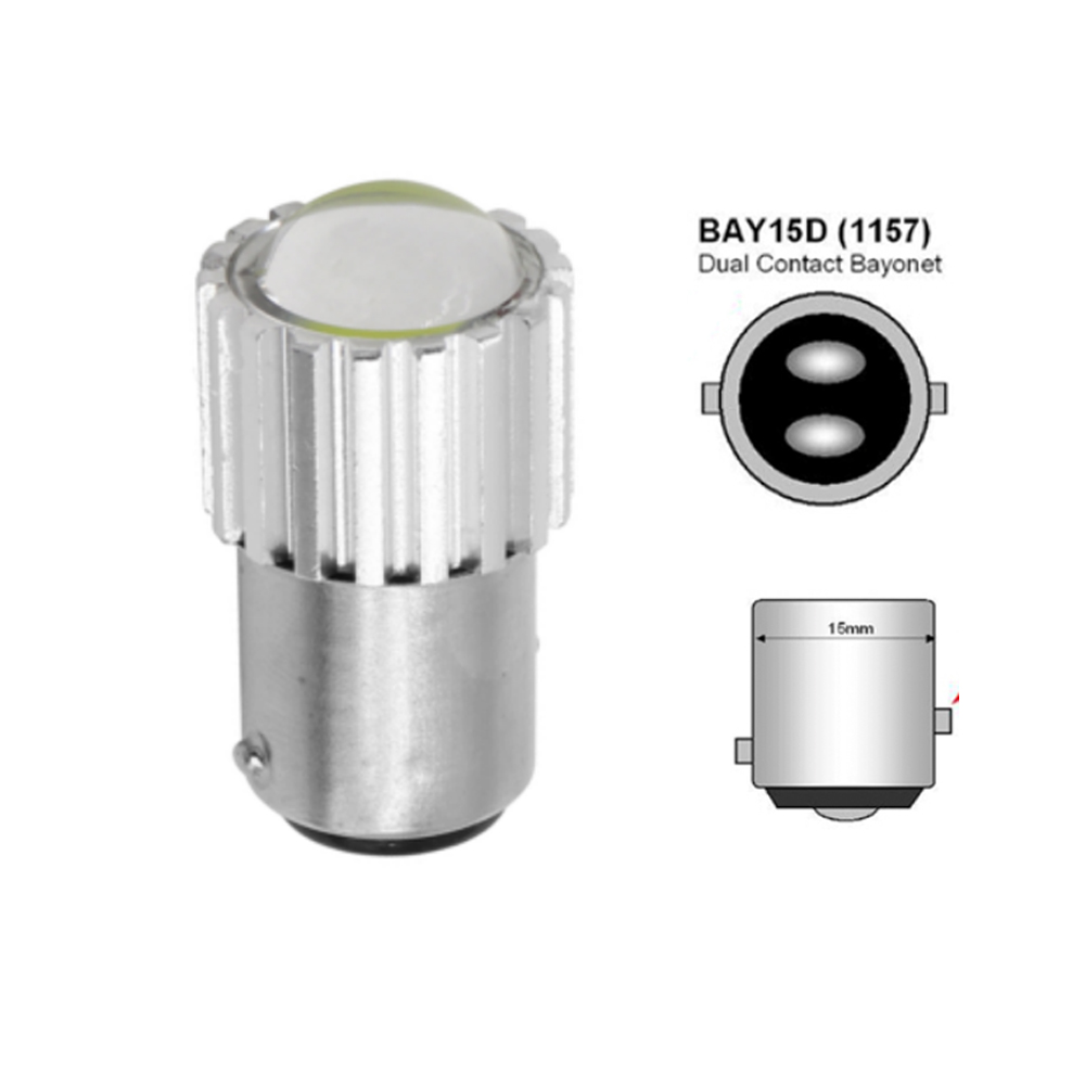 BAY15D led fehér 2db - Image 5