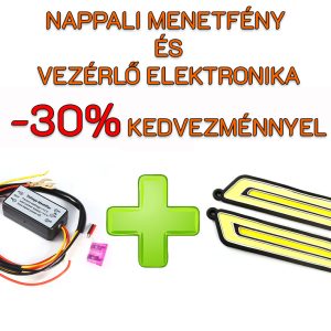 AKCIÓS Nappali menetfény és menetfény vezérlő csomag