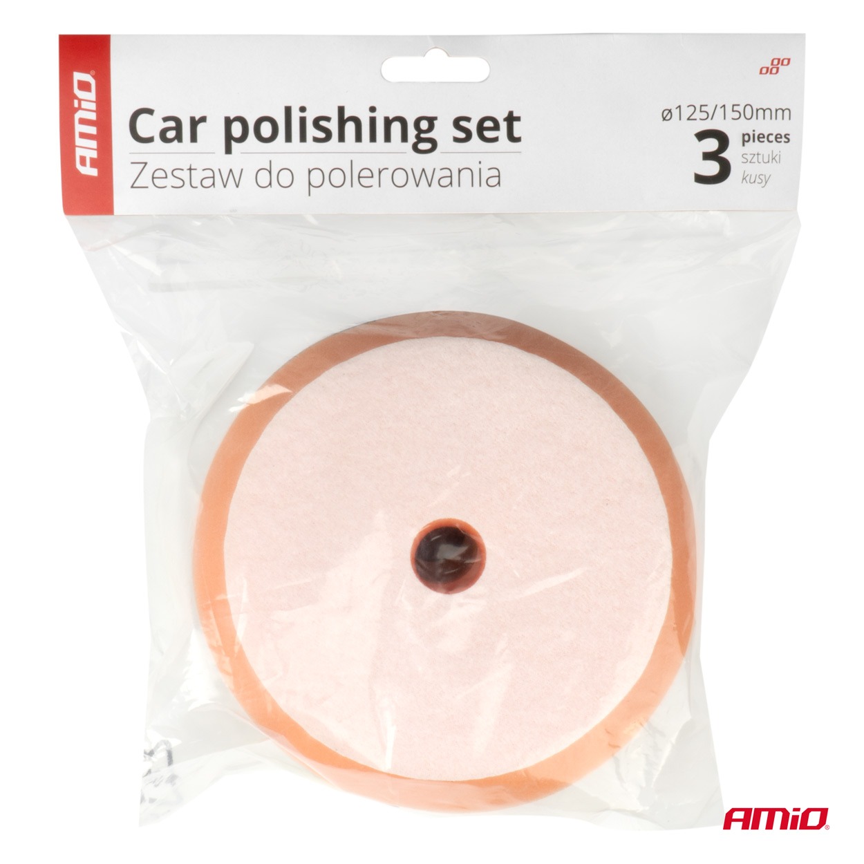 Polírozó korong szivacs készlet 3 darab 150mm - Image 4