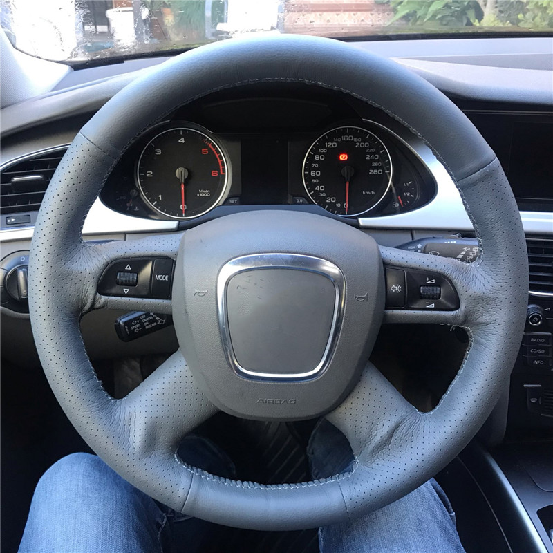Audi bőr kormányvédő – méretpontos, varrható kivitel - Image 6
