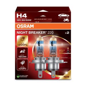 Osram Night breaker laser +220% H4 55w 2db