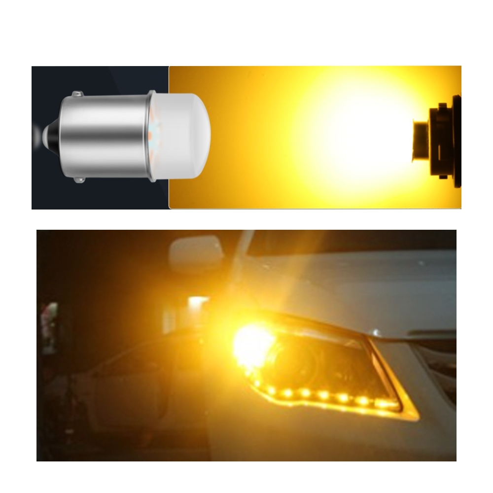 BA15S led naranccsárga 2db - Image 6