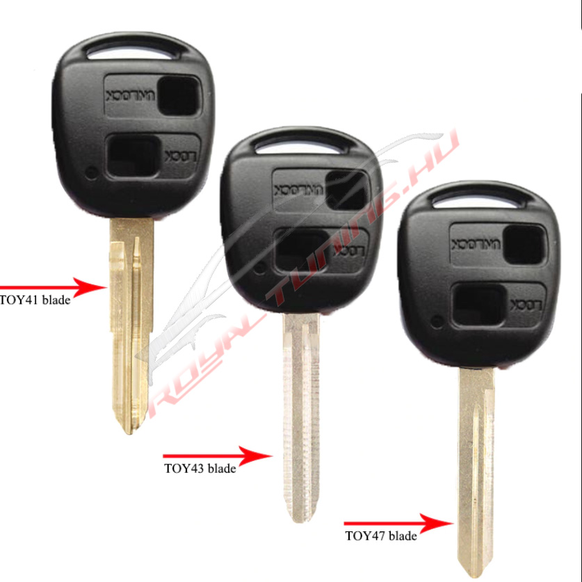 Toyota kulcsház 2gombos - Image 2