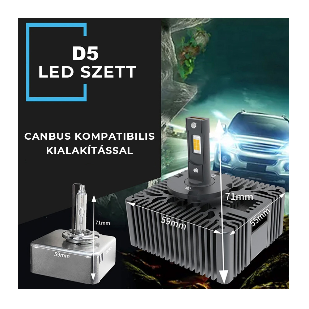 D5S Led izzó 2db - Image 4