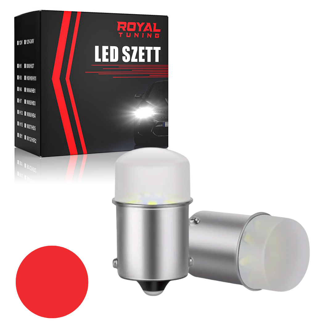 BA15S led piros 2db