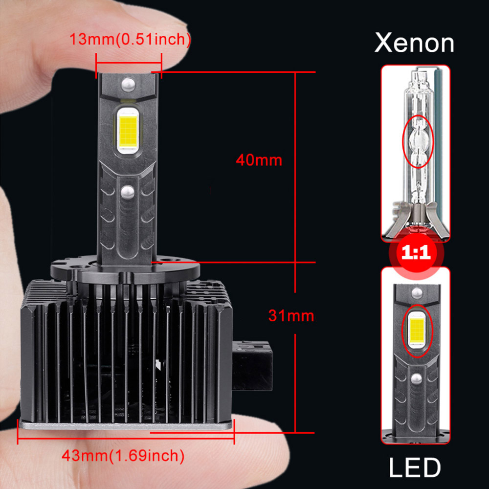 D1S Led izzó 2db - Image 9