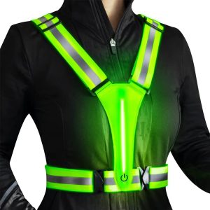 Láthatósági mellény led fénnyel