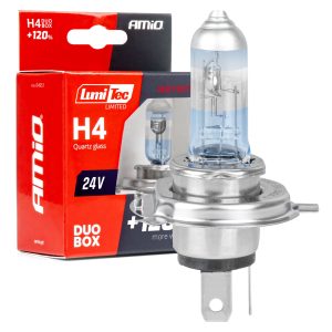 H4 izzó 24V +120% emelt fényerővel 2db