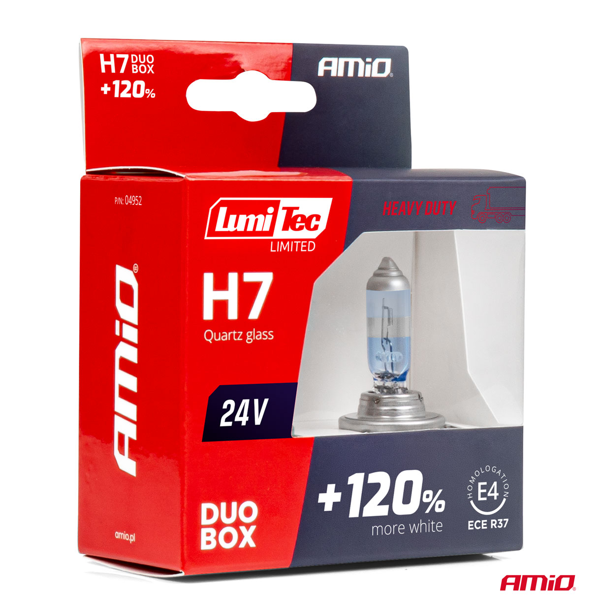 H7 izzó 24V +120% emelt fényerővel 2db - Image 2