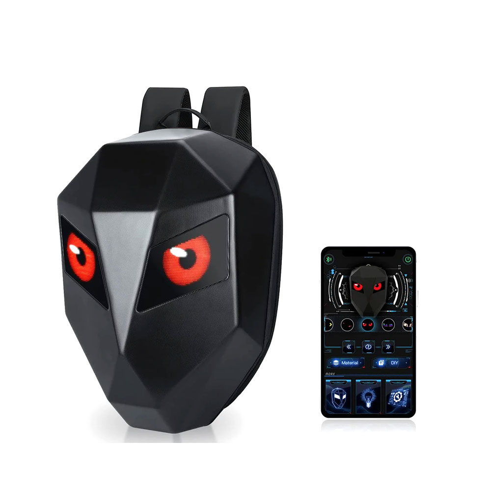 LED kijelzős motoros hátizsák – Bluetooth APP vezérléssel, RGB kijelzővel