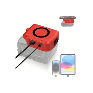 Milwaukee akkumulátor kompatibilis vezeték nélküli gyorstöltő adapter