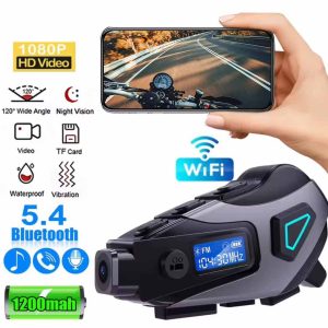 Motoros intercom beépített kamerával és rádióval 1db
