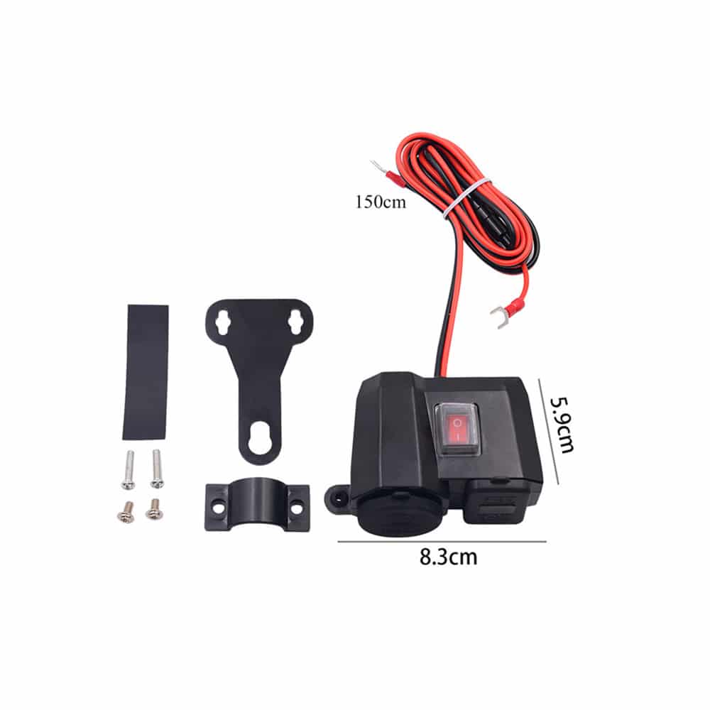 Motoros szivargyujtó és USB töltő aljzat - Image 3
