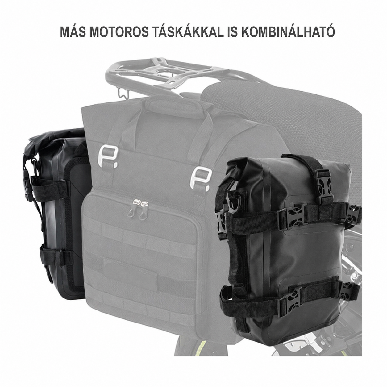 Motoros bukócső táska – vízlepergető szerszám- és kiegészítő táska - Image 4