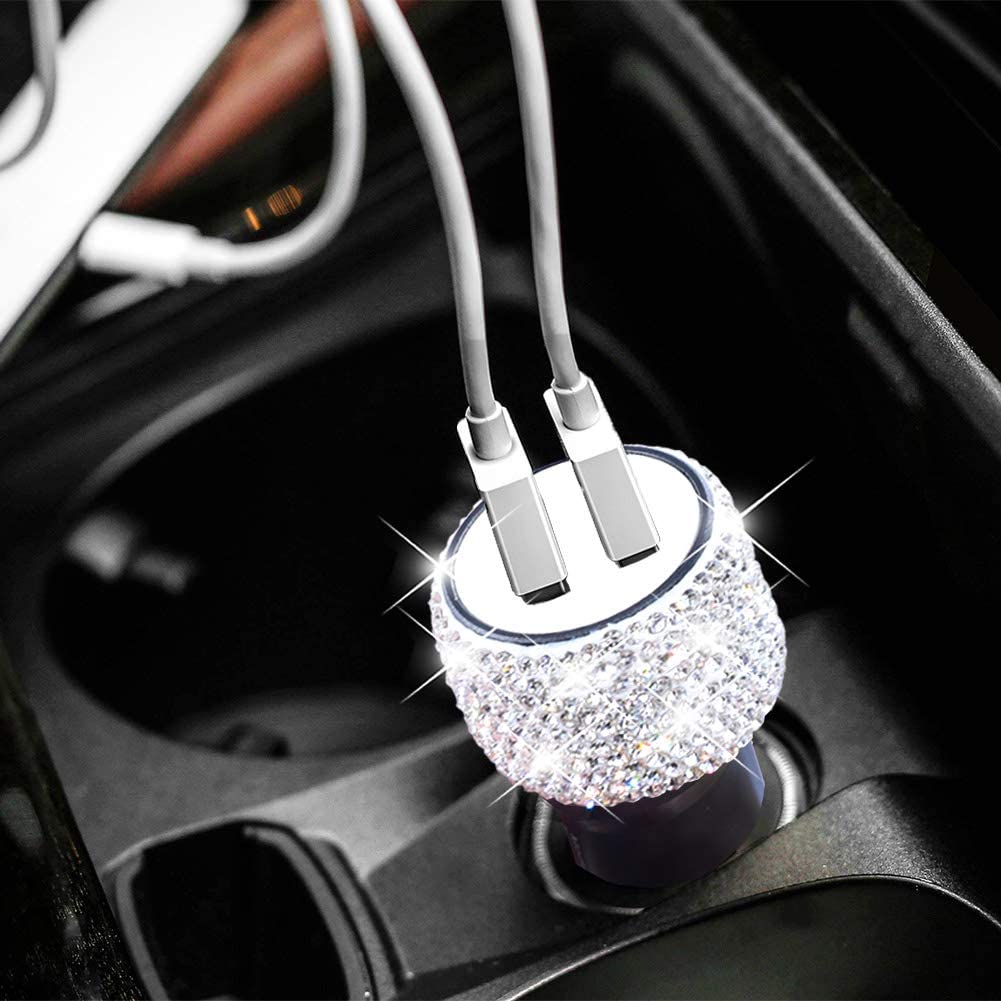 USB töltő kristályos női - Image 4